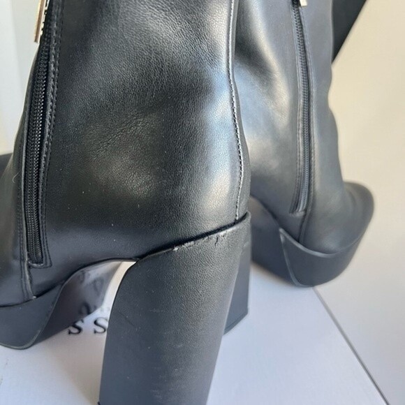 GUESS Women's Crafty 9.5M Heavy Platform Booties boots high heels,  club shoes - Picture 13 of 16